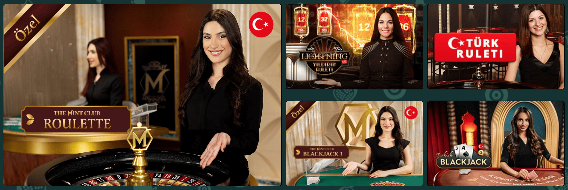Anadolu Casino canlı oyunlarının önizlemesi